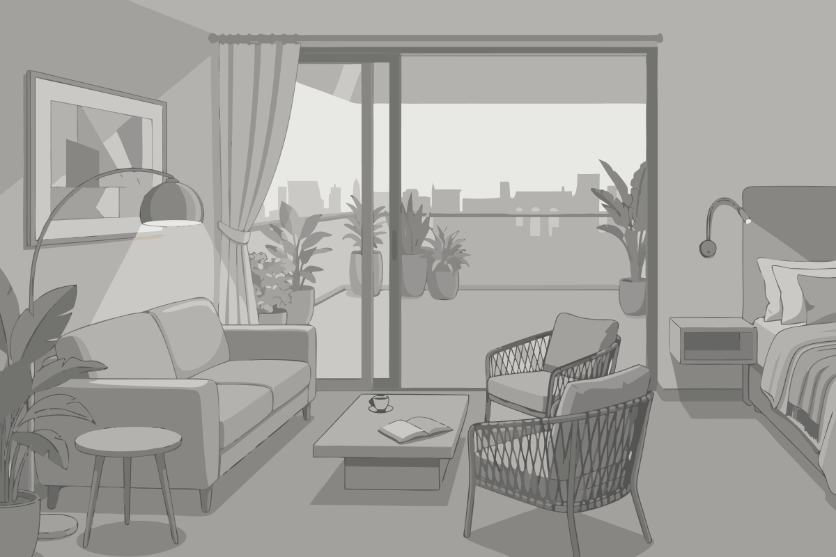 Double or Twin Room with View